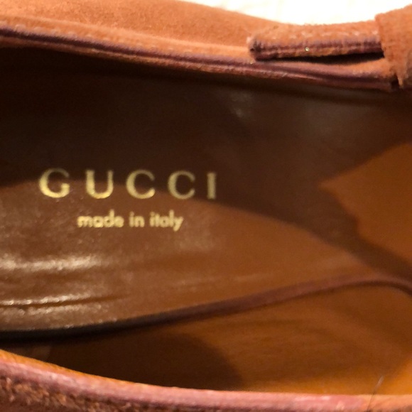 Gucci pink suede T-Strap - Picture 7 of 8